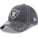 lippikset-kaareva-harmaa-saadettava-nauha-9twenty-washed-contrast-las-vegas-raiders-nfl-new-era