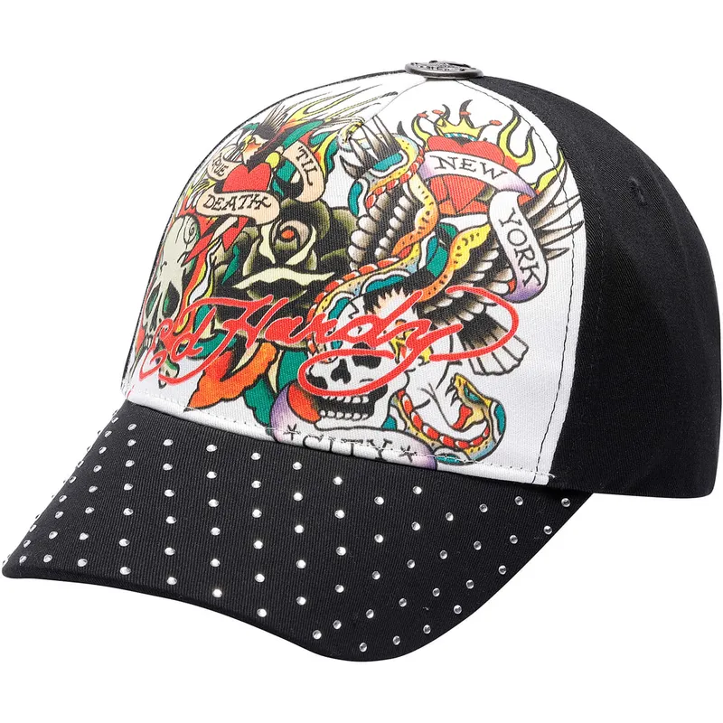 cap-kaareva-black-adjustable-strap-ed-hardy cap-kaareva-black-adjustable-strap-ed-hardy