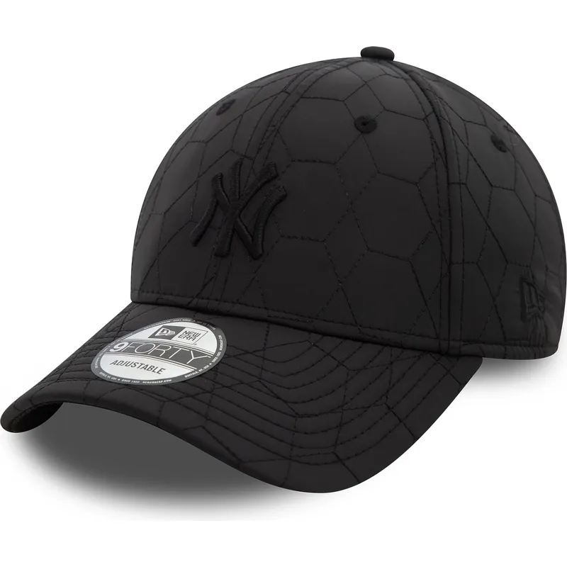 lippikset-kaareva-musta-saadettava-nauha-9forty-quilted-new-york-yankees-mlb-new-era