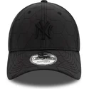 lippikset-kaareva-musta-saadettava-nauha-9forty-quilted-new-york-yankees-mlb-new-era