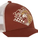 lippikset-kaareva-rekka-ruskea-snapback-gue-von-dutch