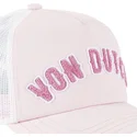 lippikset-kaareva-rekka-vaaleanpunainen-snapback-lapsille-kidbuckl-lp-von-dutch