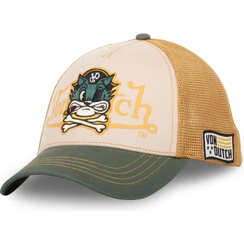 Cap kaareva beige snapback Von Dutch