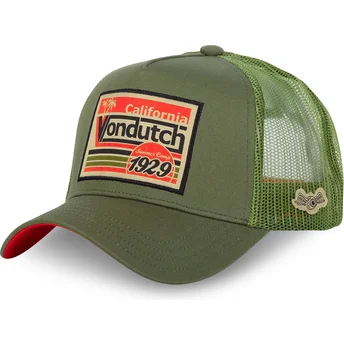 Lippikset kaareva rekka vihreä snapback SURF07 Von Dutch