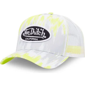 Von Dutch VIBES YEL Grey and Yellow Trucker Hat