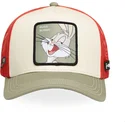 capslab-bugs-bunny-loo11-bug1-looney-tunes-beige-red-and-green-trucker-hat