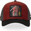 capslab-fujibayashi-naoe-nao-assasins-creed-red-grey-and-black-trucker-hat