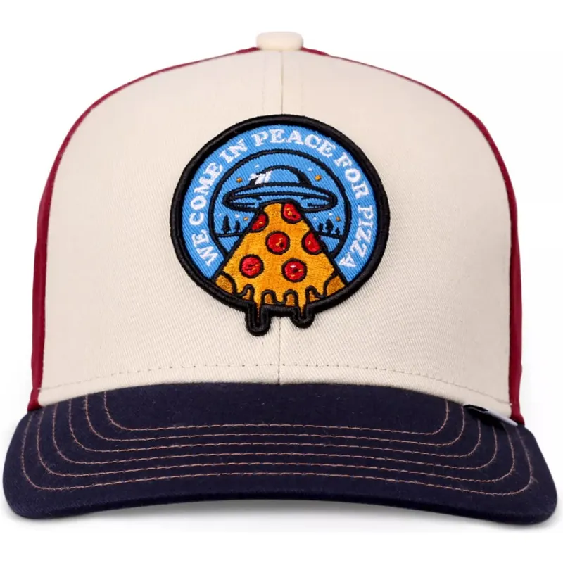 lippikset-kaareva-monivarinen-snapback-lapsille-peace-pizza-food-djinns