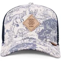 lippikset-kaareva-rekka-laivastonsininen-snapback-hft-deer-pattern-djinns
