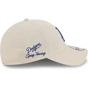 lippikset-kaareva-beige-saadettava-nauha-9twenty-linen-spring-training-fan-pack-2025-los-angeles-dodgers-mlb-new-era