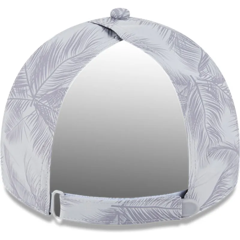 lippikset-kaareva-harmaa-saadettava-nauha-9twenty-leaf-open-back-spring-training-fan-pack-2025-new-york-yankees-mlb-new-era