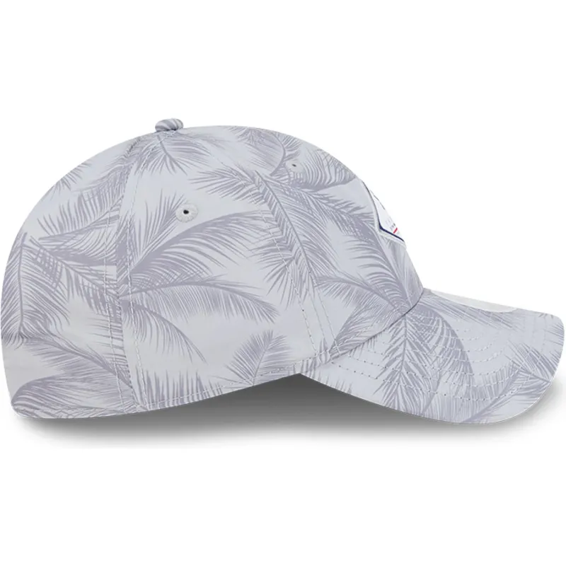 lippikset-kaareva-harmaa-saadettava-nauha-9twenty-leaf-open-back-spring-training-fan-pack-2025-new-york-yankees-mlb-new-era