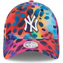 new-era-curved-brim-women-9twenty-spots-spring-training-fan-pack-2025-new-york-yankees-mlb-multicolor-adjustable-cap