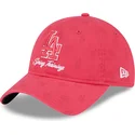 lippikset-kaareva-vaaleanpunainen-saadettava-nauha-9twenty-pattern-spring-training-fan-pack-2025-los-angeles-dodgers-mlb-new-era