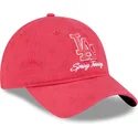 lippikset-kaareva-vaaleanpunainen-saadettava-nauha-9twenty-pattern-spring-training-fan-pack-2025-los-angeles-dodgers-mlb-new-era