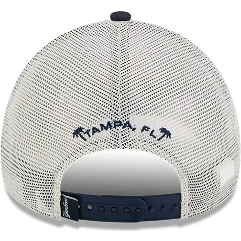 lippikset-kaareva-rekka-laivastonsininen-snapback-9forty-a-frame-patch-spring-training-fan-pack-2025-new-york-yankees-mlb-new-er
