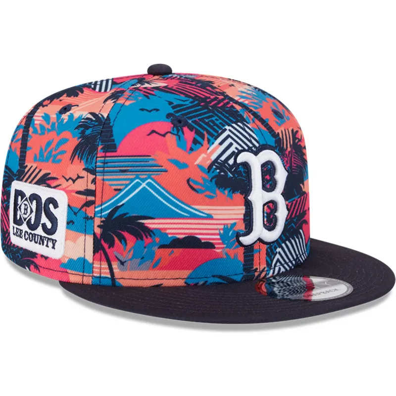 lippikset-littea-monivarinen-snapback-9fifty-printed-spring-training-fan-pack-2025-boston-red-sox-mlb-new-era