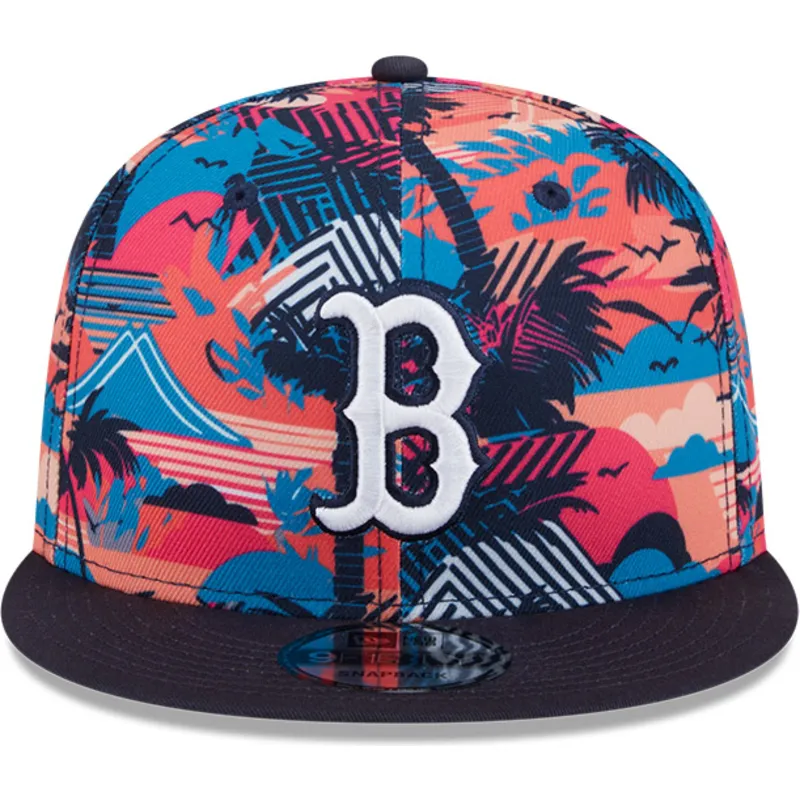 lippikset-littea-monivarinen-snapback-9fifty-printed-spring-training-fan-pack-2025-boston-red-sox-mlb-new-era