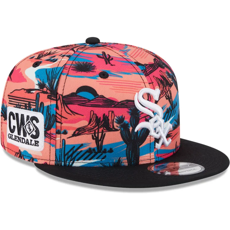 lippikset-littea-monivarinen-snapback-9fifty-printed-spring-training-fan-pack-2025-chicago-white-sox-mlb-new-era