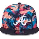 lippikset-littea-monivarinen-snapback-9fifty-printed-spring-training-fan-pack-2025-atlanta-braves-mlb-new-era