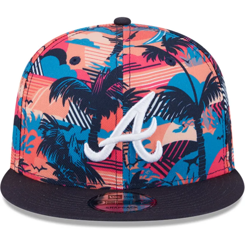 lippikset-littea-monivarinen-snapback-9fifty-printed-spring-training-fan-pack-2025-atlanta-braves-mlb-new-era