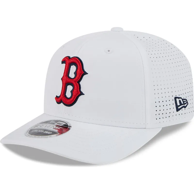 lippikset-kaareva-rekka-valkoinen-snapback-9seventy-perf-spring-training-fan-pack-2025-boston-red-sox-mlb-new-era