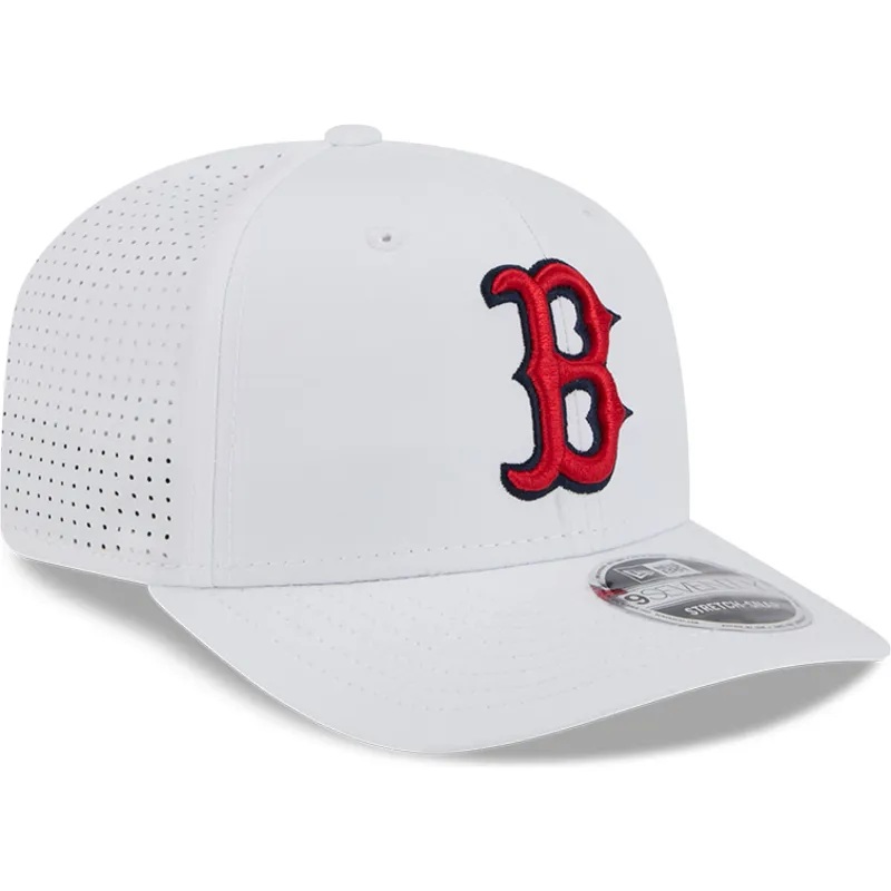 lippikset-kaareva-rekka-valkoinen-snapback-9seventy-perf-spring-training-fan-pack-2025-boston-red-sox-mlb-new-era
