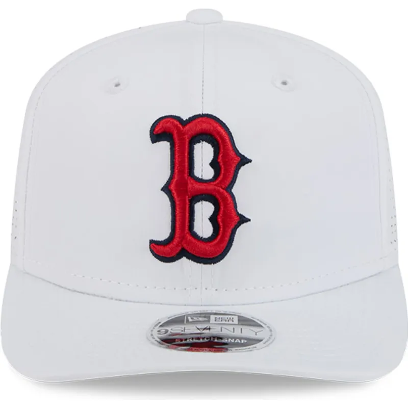 lippikset-kaareva-rekka-valkoinen-snapback-9seventy-perf-spring-training-fan-pack-2025-boston-red-sox-mlb-new-era