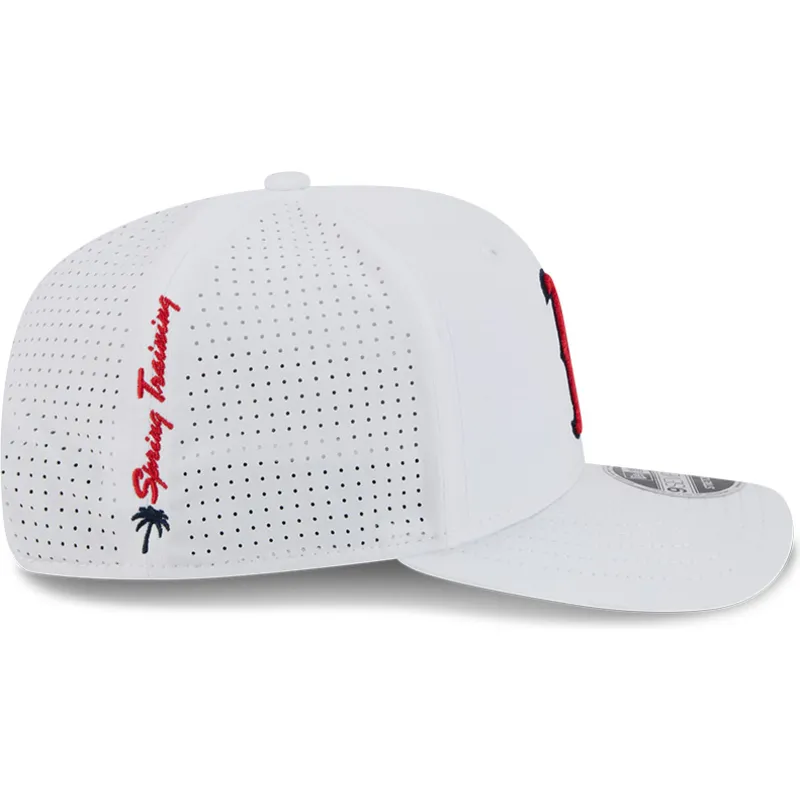 lippikset-kaareva-rekka-valkoinen-snapback-9seventy-perf-spring-training-fan-pack-2025-boston-red-sox-mlb-new-era