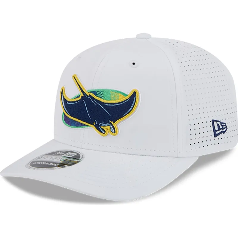 lippikset-kaareva-rekka-valkoinen-snapback-9seventy-perf-spring-training-fan-pack-2025-tampa-bay-rays-mlb-new-era