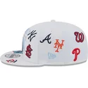 lippikset-littea-valkoinen-snapback-9fifty-scatter-spring-training-fan-pack-2025-mlb-new-era