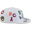 lippikset-littea-valkoinen-snapback-9fifty-scatter-spring-training-fan-pack-2025-mlb-new-era