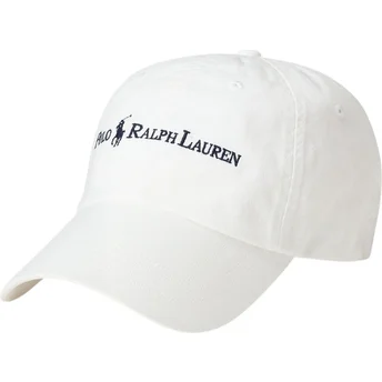 Lippikset kaareva valkoinen säädettävä nauha Classic Sport Polo Ralph Lauren