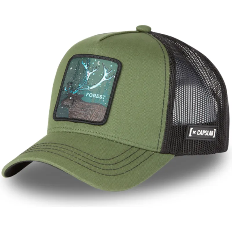 lippikset-kaareva-rekka-vihrea-snapback-forest-for2-peura-pedot-capslab