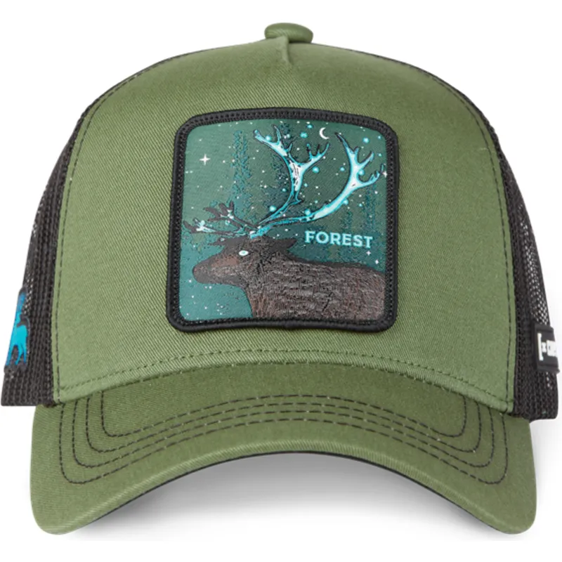 lippikset-kaareva-rekka-vihrea-snapback-forest-for2-peura-pedot-capslab