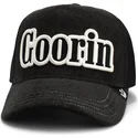 lippikset-kaareva-rekka-musta-snapback-full-flavor-wordmark-french-terry-the-farm-goorin-bros