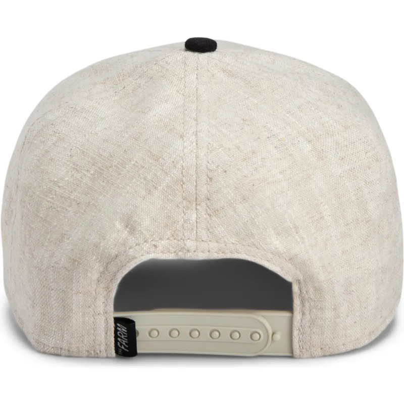 lippikset-kaareva-beige-snapback-deadly-lethal-linen-rugged-comfort-the-farm-goorin-bros