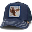 lippikset-kaareva-rekka-laivastonsininen-snapback-fierce-bird-of-prey-core-canvas-the-farm-goorin-bros