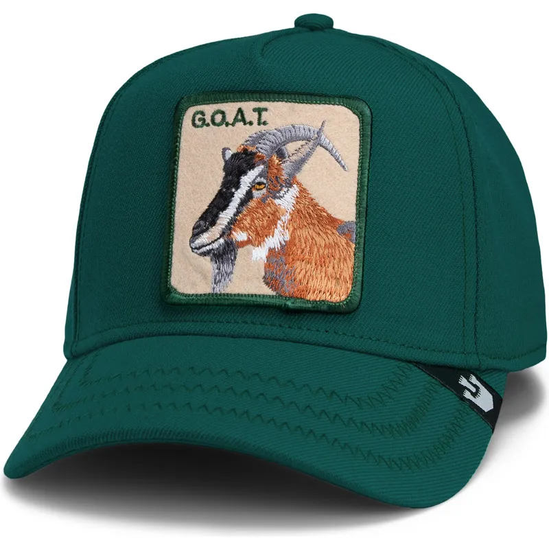 lippikset-kaareva-vihrea-snapback-goat-greatest-field-100-the-farm-goorin-bros
