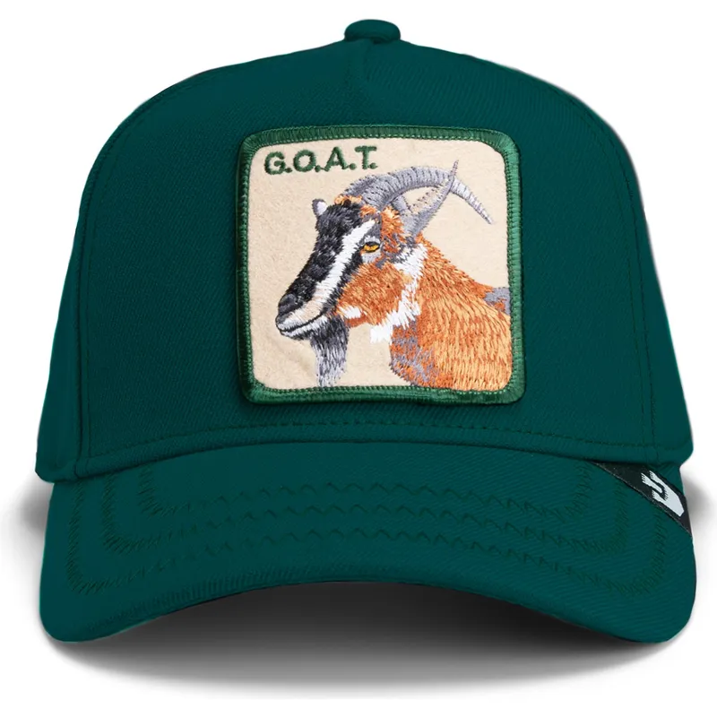 lippikset-kaareva-vihrea-snapback-goat-greatest-field-100-the-farm-goorin-bros