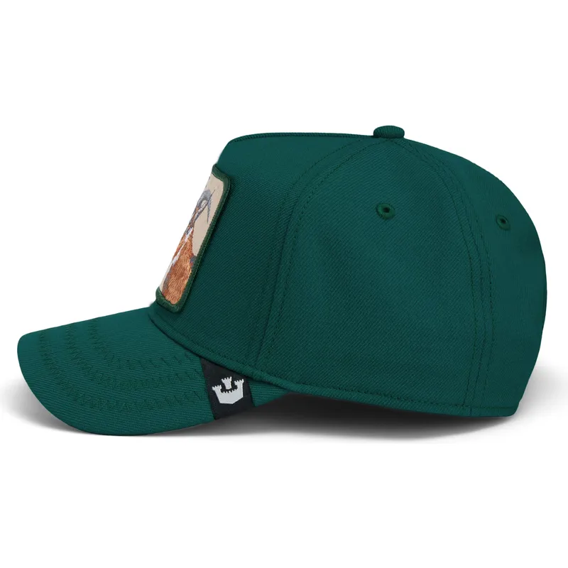 lippikset-kaareva-vihrea-snapback-goat-greatest-field-100-the-farm-goorin-bros