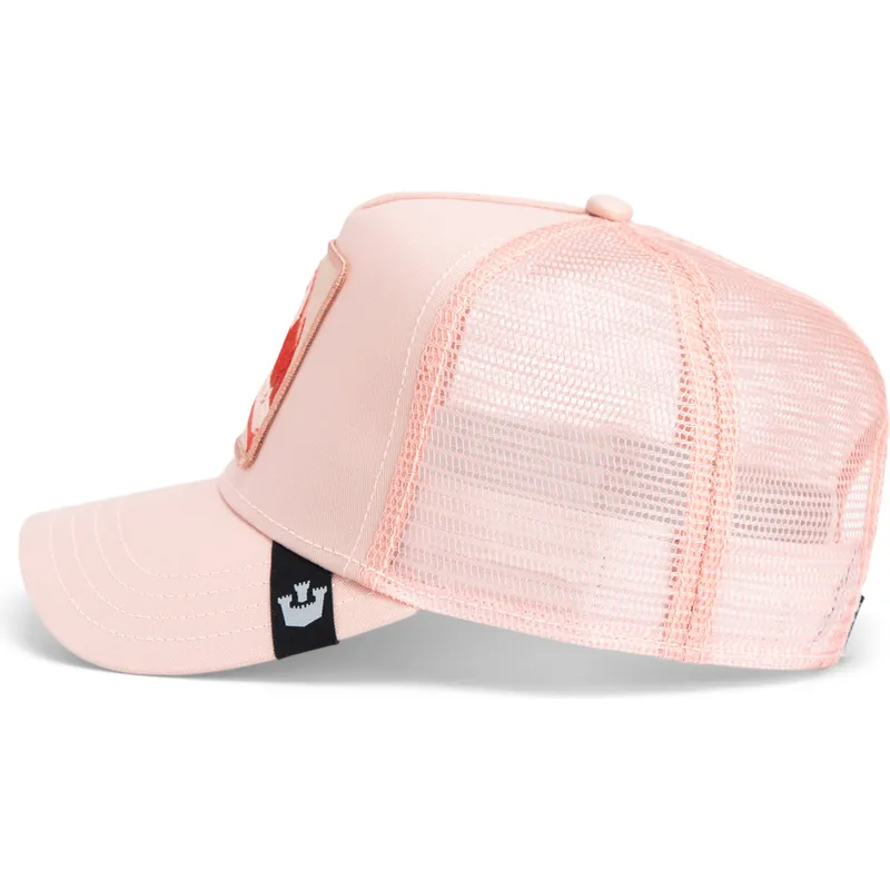 lippikset-kaareva-rekka-vaaleanpunainen-snapback-paradise-toucan-mirage-chroma-wave-the-farm-goorin-bros