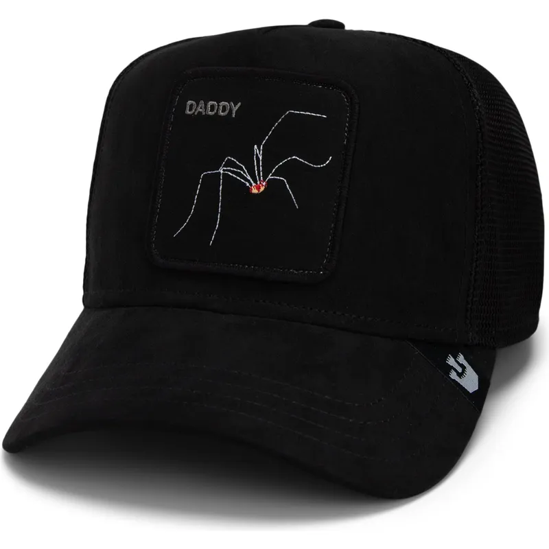 lippikset-kaareva-rekka-musta-snapback-daddy-the-suede-spider-global-core-micro-suede-the-farm-goorin-bros lippikset-kaareva-rekka-musta-snapback-daddy-the-suede-spider-global-core-micro-suede-the-farm-goorin-bros