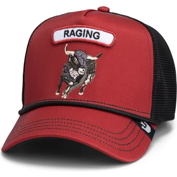 Lippikset kaareva rekka punainen snapback GB2 Raging Bull The Rocker The Farm Goorin Bros.