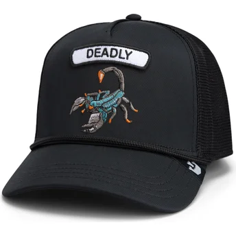 Lippikset kaareva rekka musta snapback GB2 Deadly Scorp The Rocker The Farm Goorin Bros.