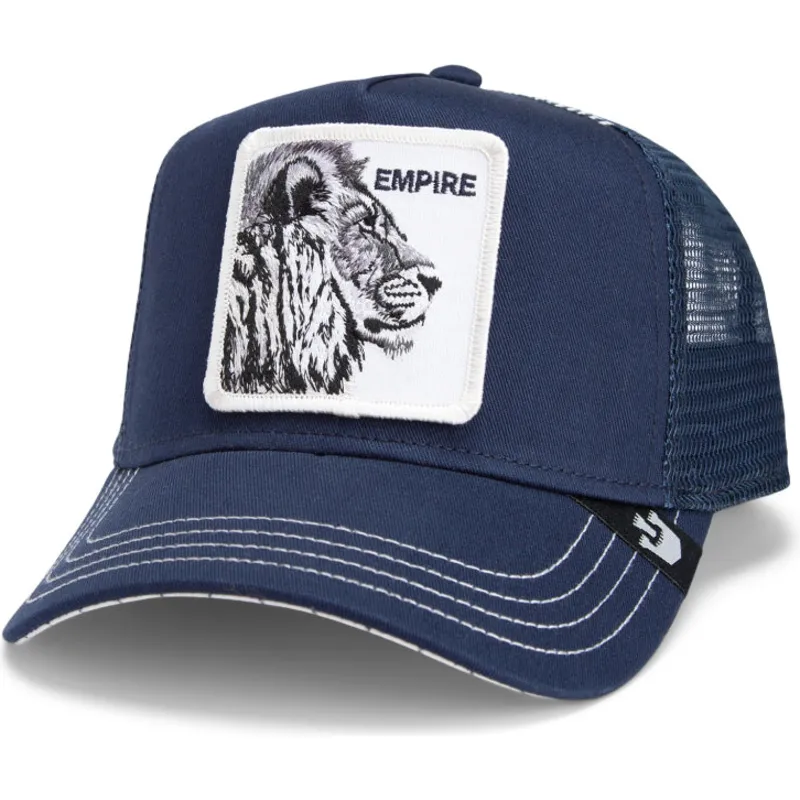 lippikset-kaareva-rekka-laivastonsininen-snapback-the-empire-lion-fab-farm-the-farm-goorin-bros