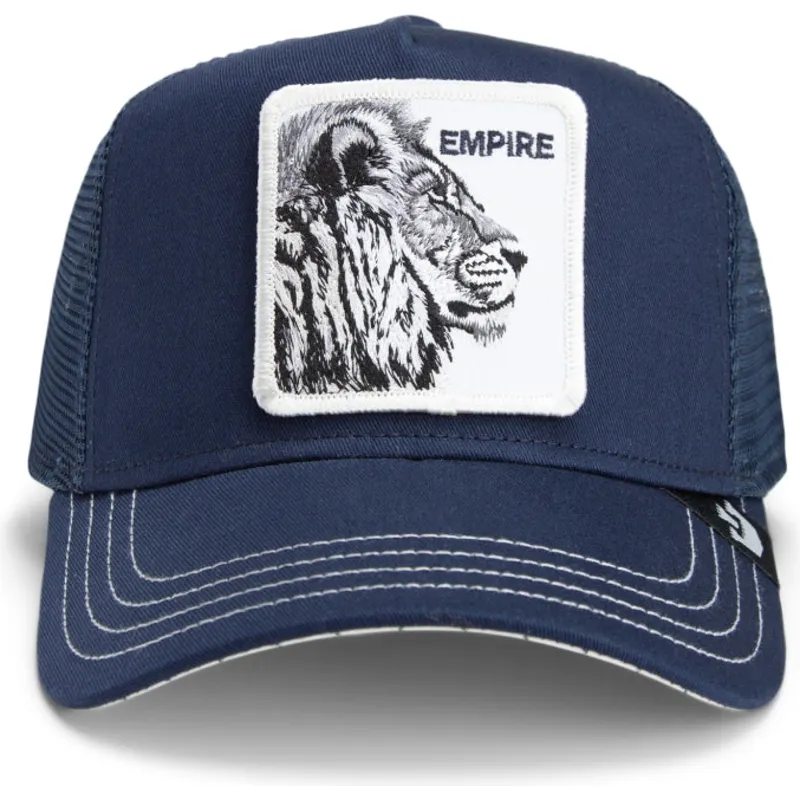 lippikset-kaareva-rekka-laivastonsininen-snapback-the-empire-lion-fab-farm-the-farm-goorin-bros