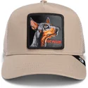 lippikset-kaareva-rekka-beige-snapback-the-doberman-core-combo-the-farm-goorin-bros