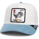 lippikset-kaareva-rekka-valkoinen-snapback-cock-rooster-fan-institution-ball-club-global-core-denim-the-farm-goorin-bros