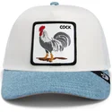 lippikset-kaareva-rekka-valkoinen-snapback-cock-rooster-fan-institution-ball-club-global-core-denim-the-farm-goorin-bros